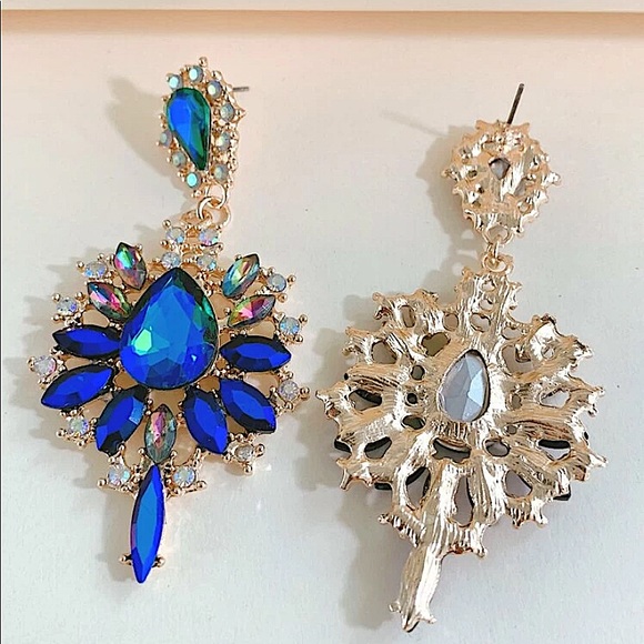 2 FOR $20 Gemstone Decor Drop Earrings - Picture 4 of 5